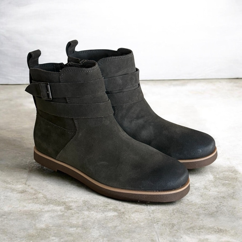 UGG Women's Josefene Green Suede Ankle Boots! Size 9! - Picture 4 of 13